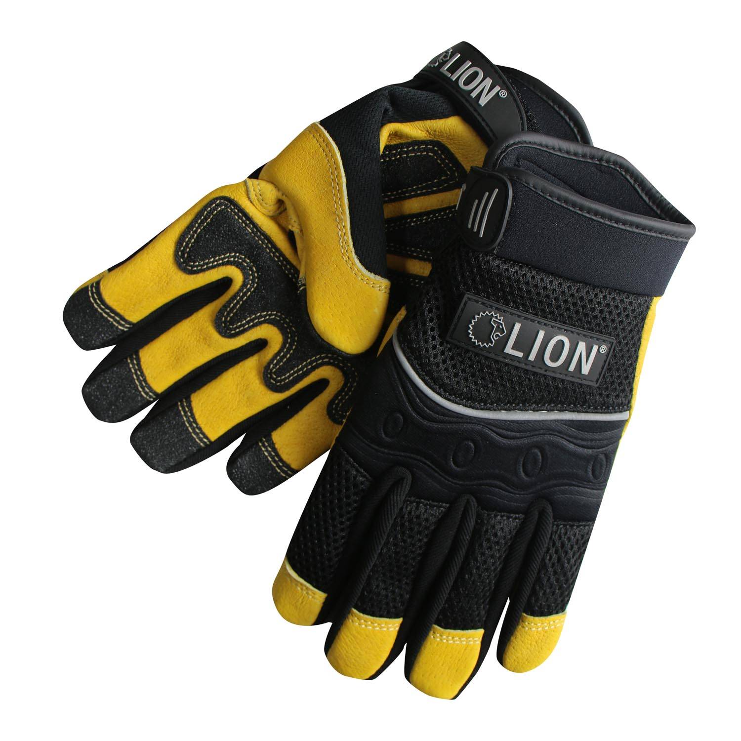 LION MechFlex Mechanic's Gloves LPGMX5BT