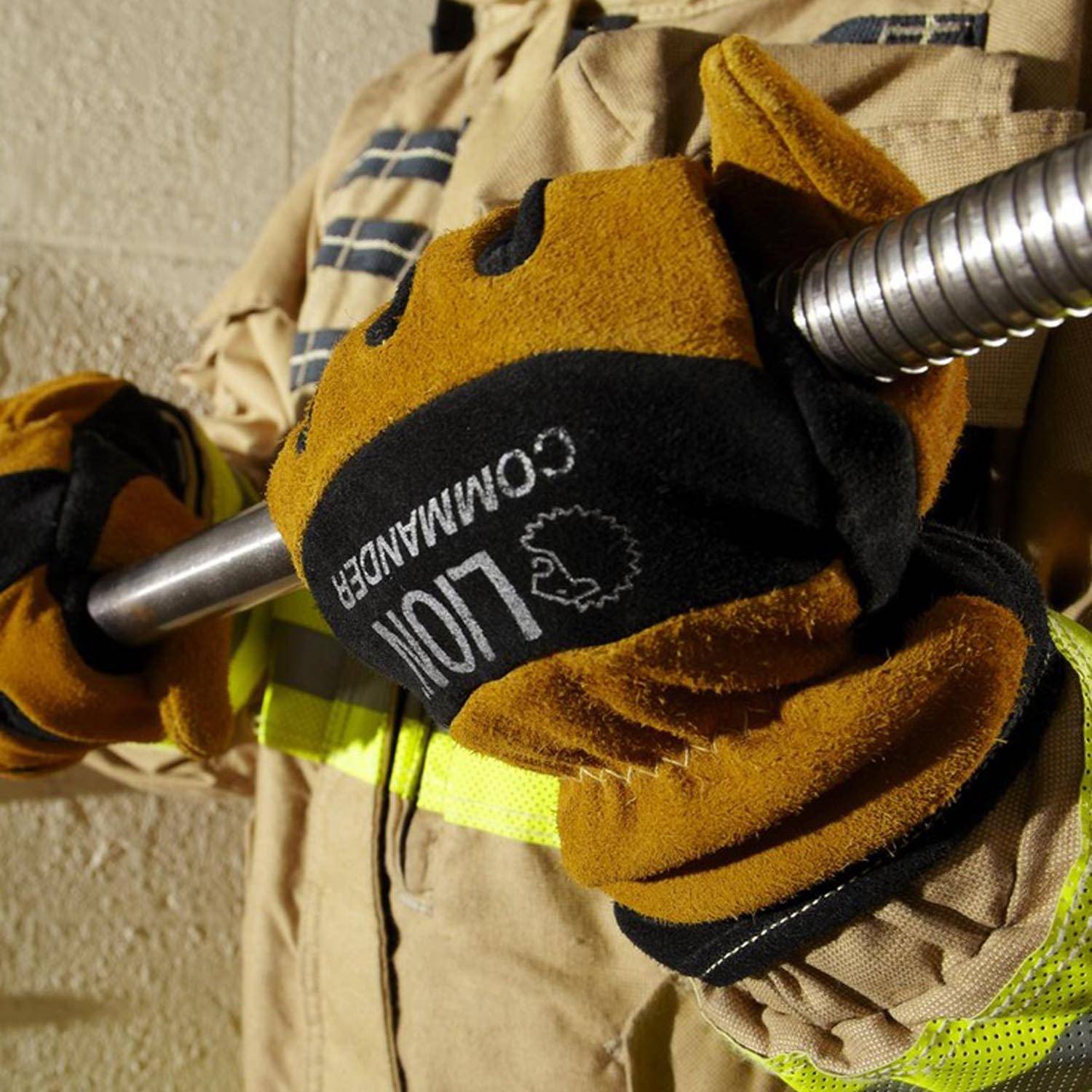 LION Commander NFPA Gauntlet Cadet Firefighting Gloves