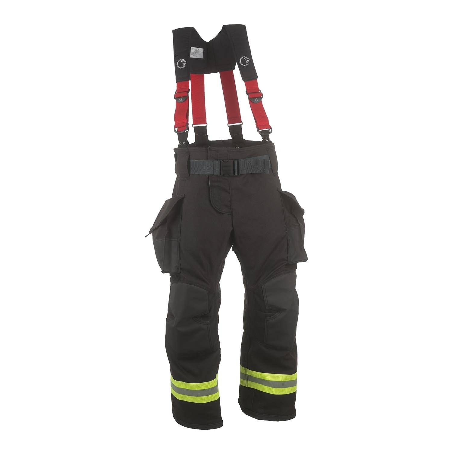 LION MEN'S V-FORCE FLEX 7 TURNOUT PANTS IN BLACK