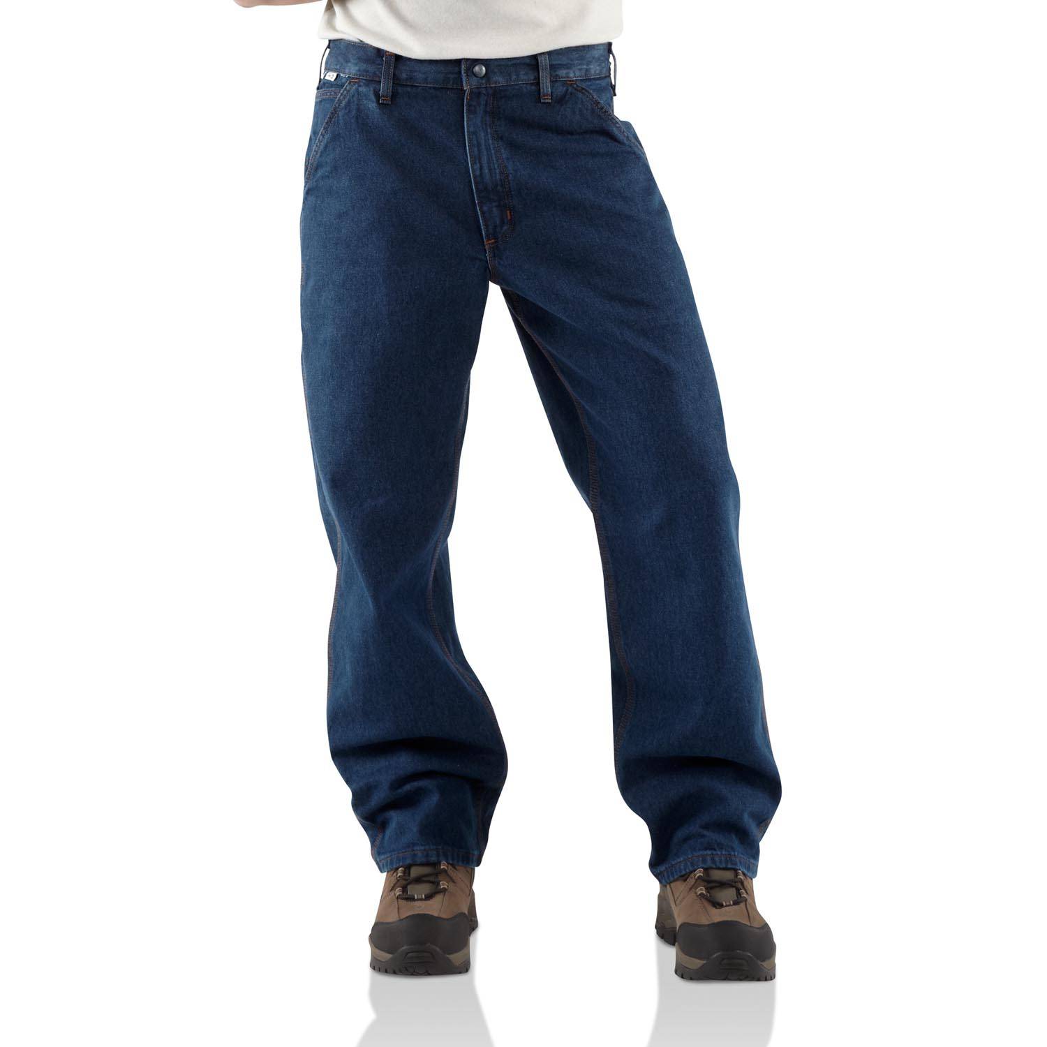 Carhartt Men's Flame Resistant Denim Dungaree | Galls