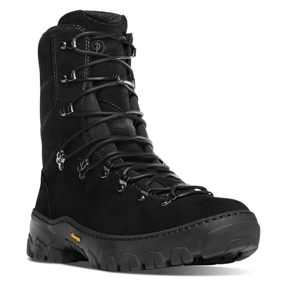 Bottes De Travail Danner Lookout Pour Hommes - Taille 11D, Cuir Noir, Fermeture éclair Latérale, Occasion Très Bon état