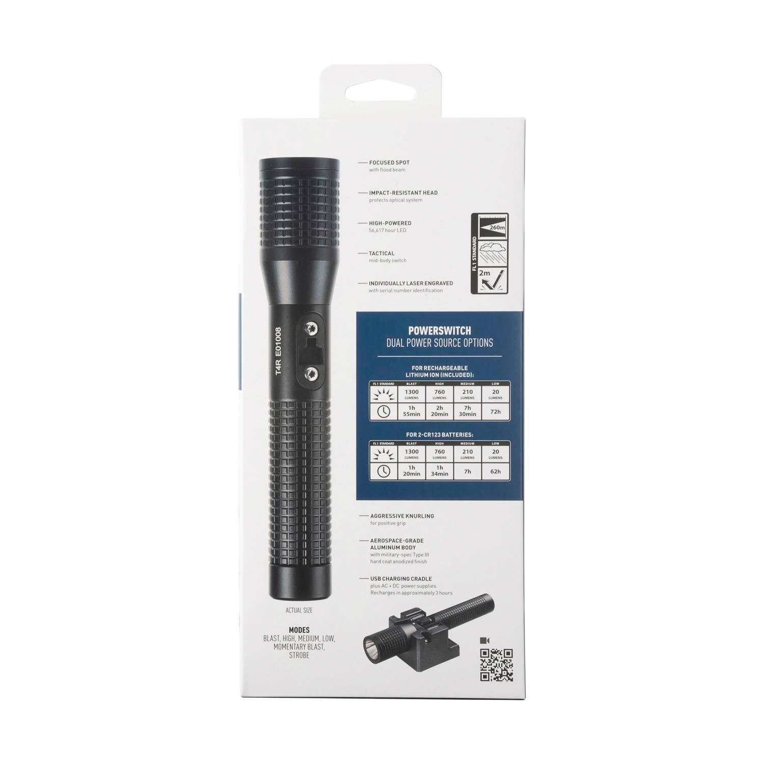 Nite Ize INOVA T4R PowerSwitch Rechargeable Flashlight