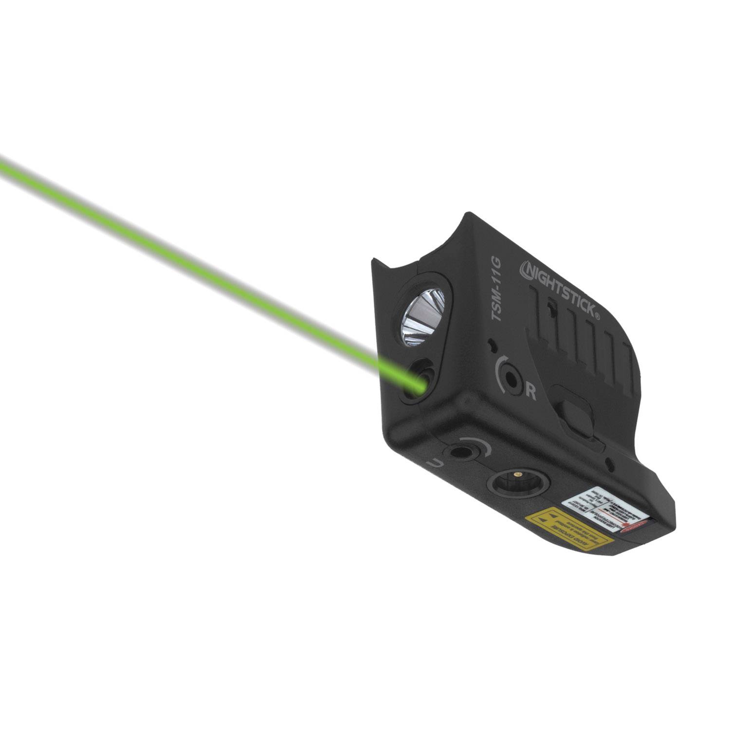 Nightstick Subcompact Weapon-Mounted Light w/ Green Laser -