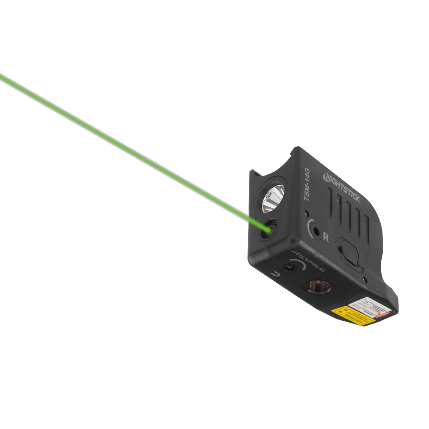 Nightstick Subcompact Weapon-Mounted Light w/ Green Laser