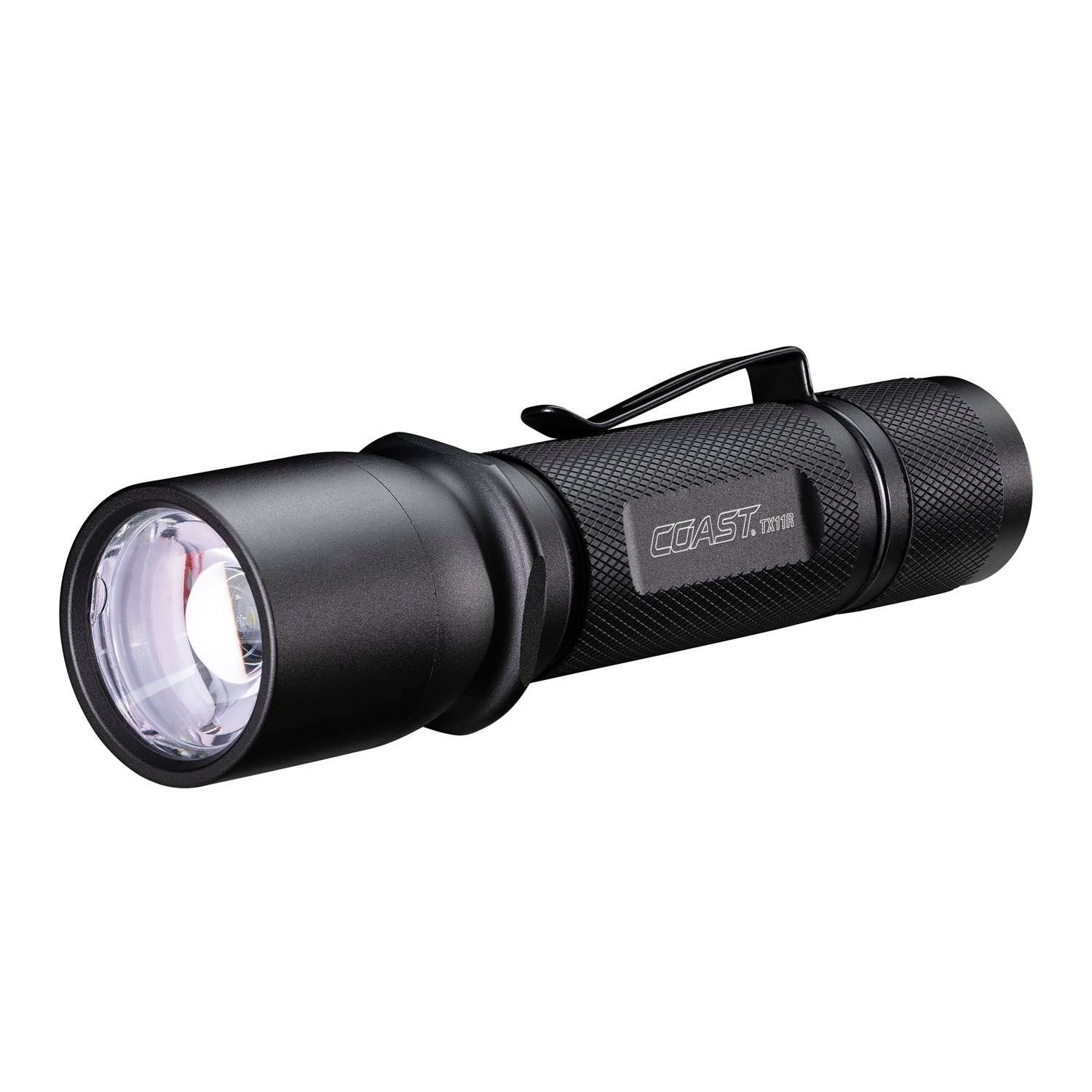COAST TX11R RECHARGEABLE DUAL-POWER FLASHLIGHT 30776