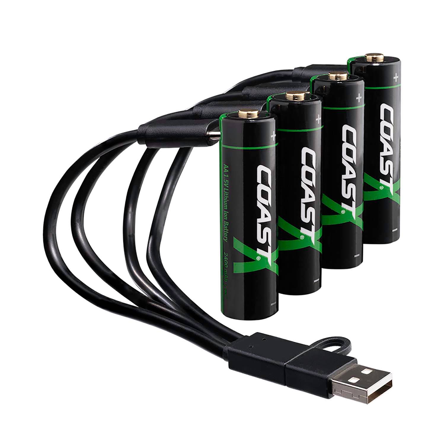 Coast ZITHION-X AA 4 Pack Rechargeable Batteries | Galls