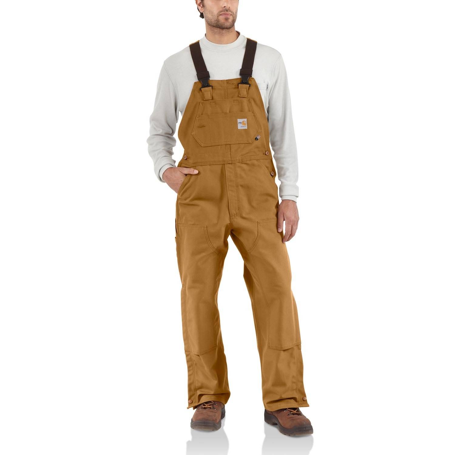 CARHARTT FLAME-RESISTANT UNLINED DUCK BIB OVERALL