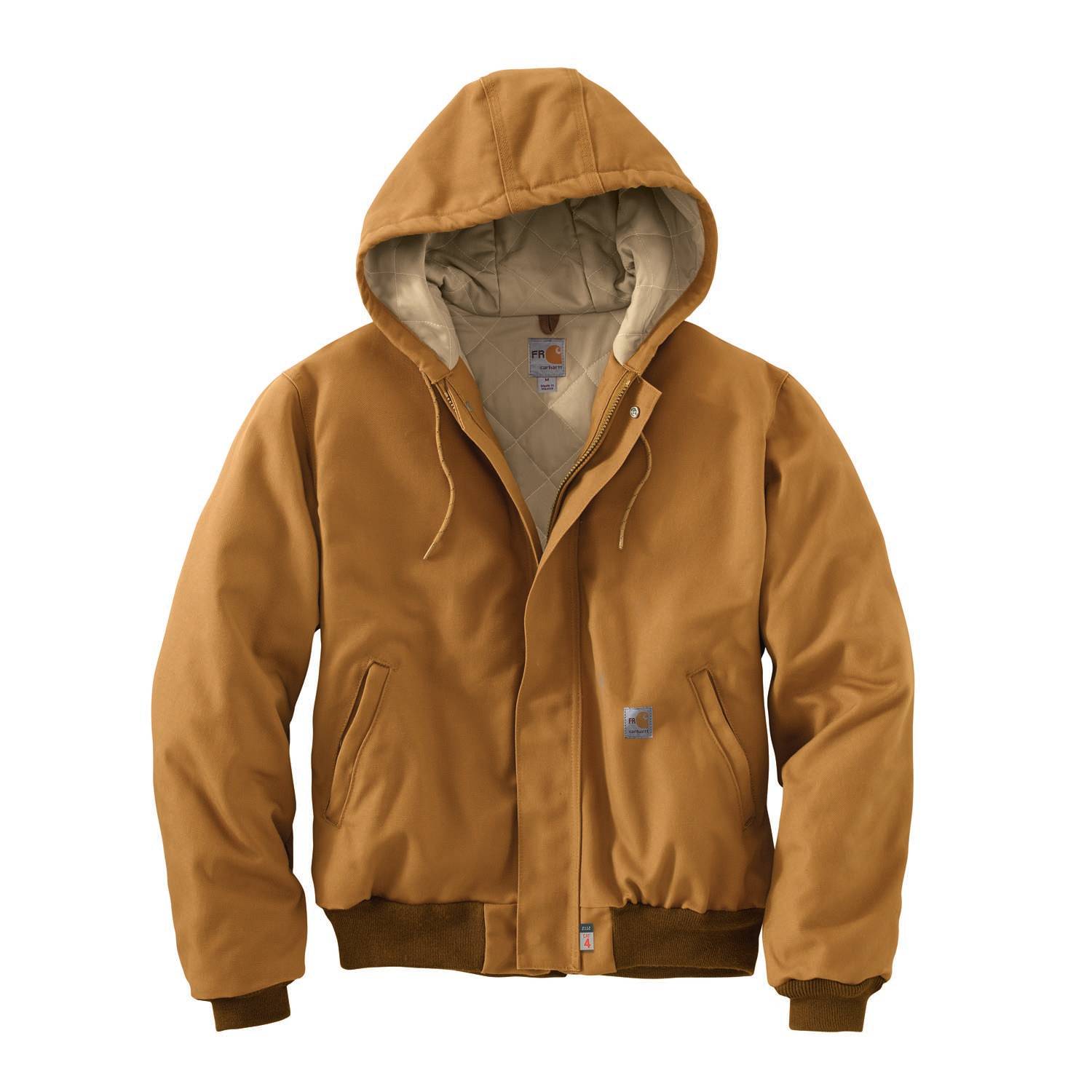 CARHARTT FLAME-RESISTANT QUILT-LINED DUCK ACTIVE JACKET