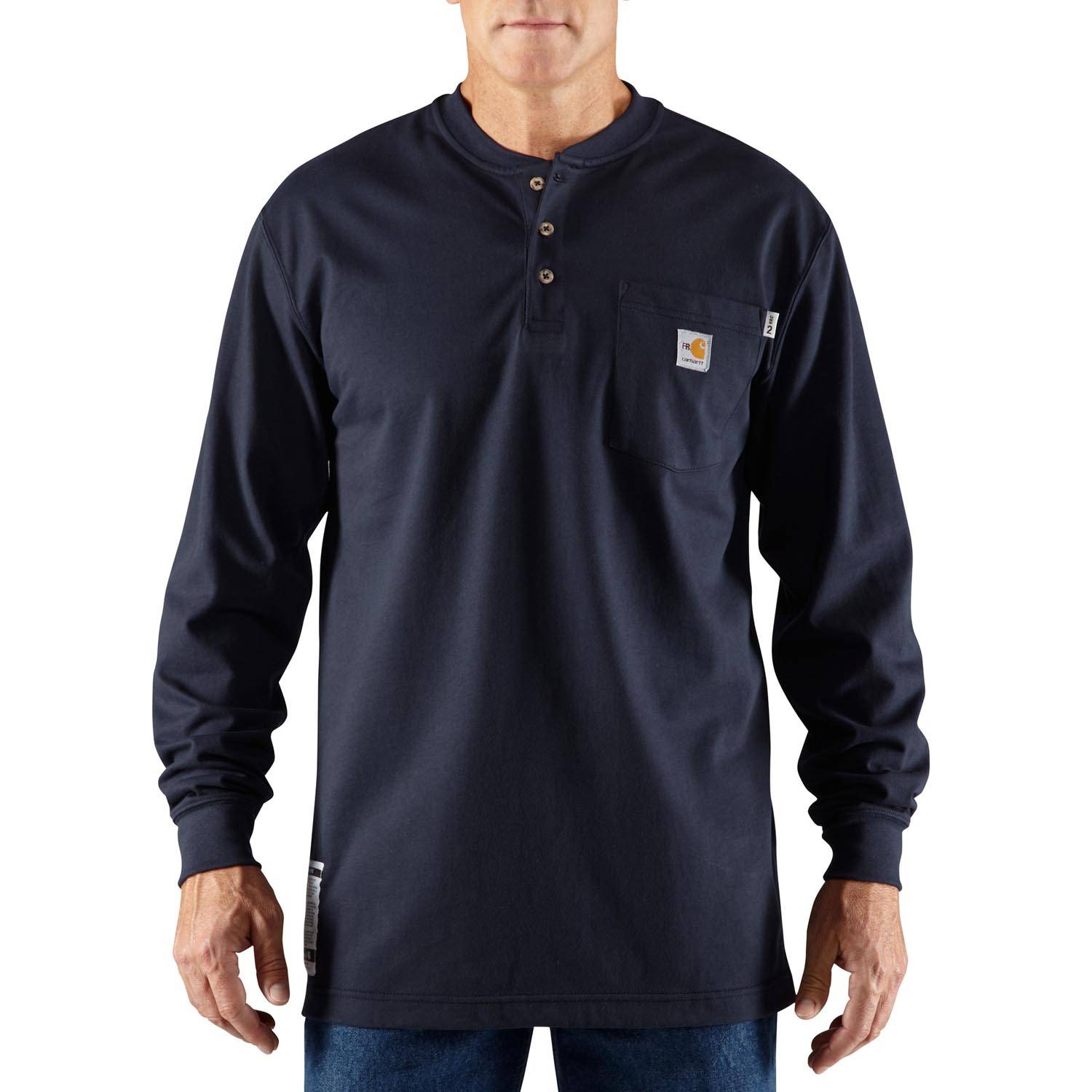 CARHARTT FLAME RESISTANT FORCE LONG SLEEVE HENLEY