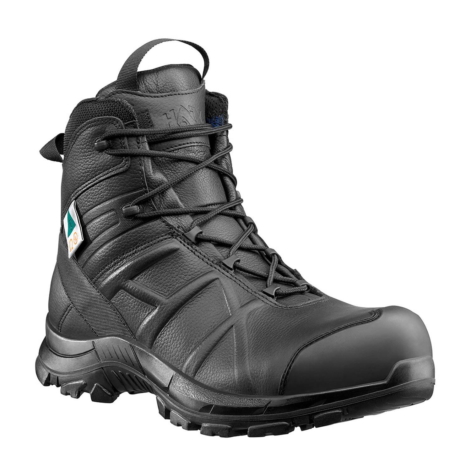 HAIX Men's Black Eagle Safety 55 Mid Side-Zip NFPA Boots