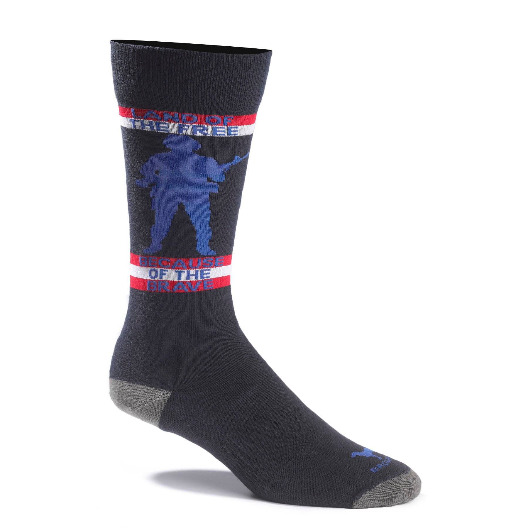 Brown Dog "Land of the Free" Sock