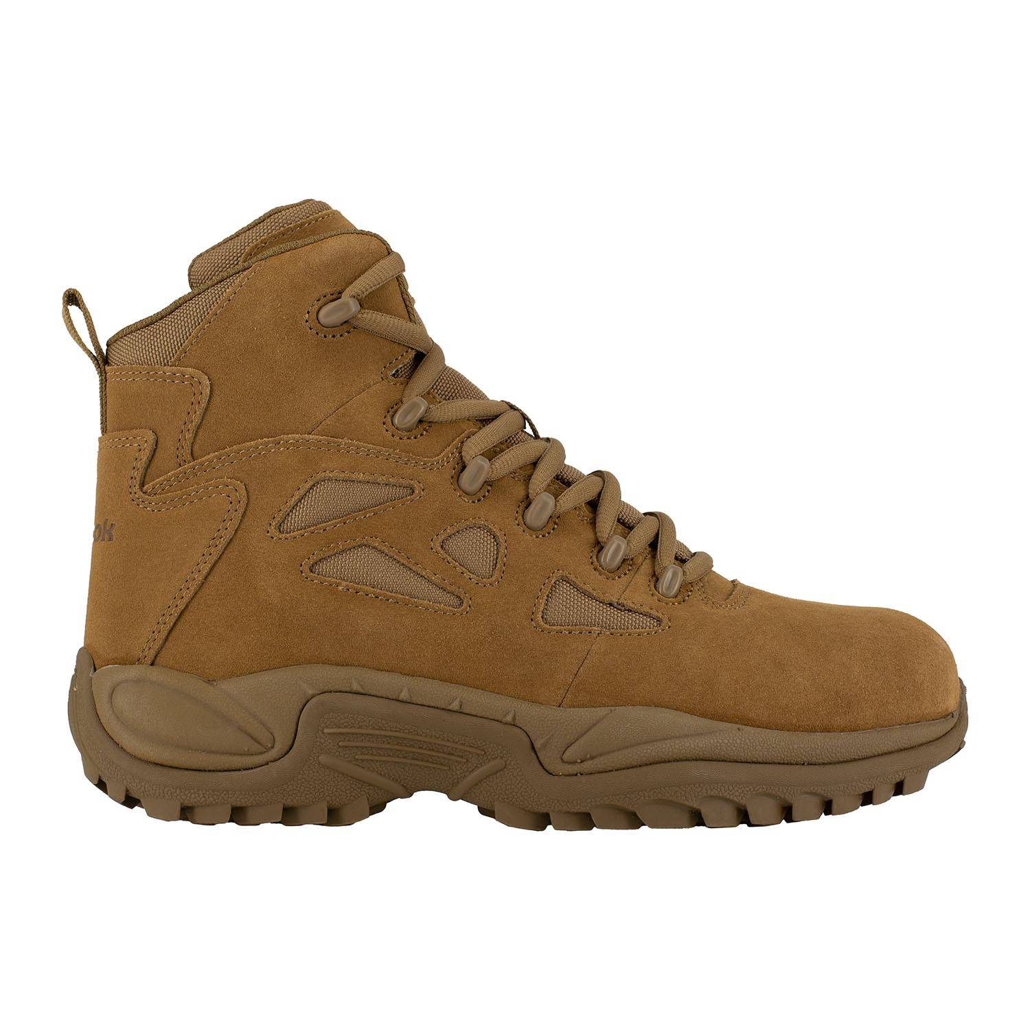 REEBOK RAPID RESPONSE RB 6" COMPOSITE TOE SIDE-ZIP BOOTS