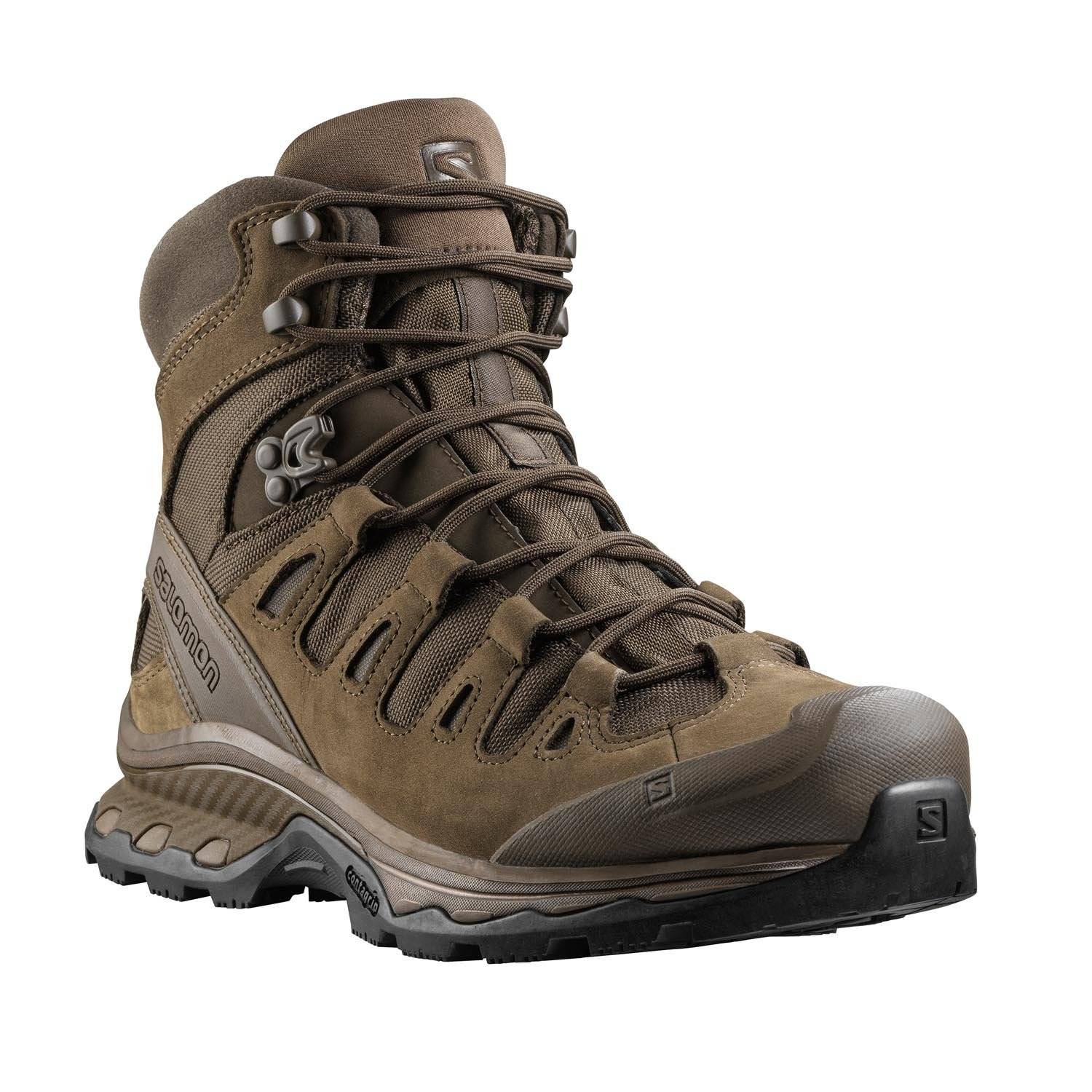 SALOMON QUEST 4D FORCES 2 TACTICAL BOOT IN EARTH BROWN