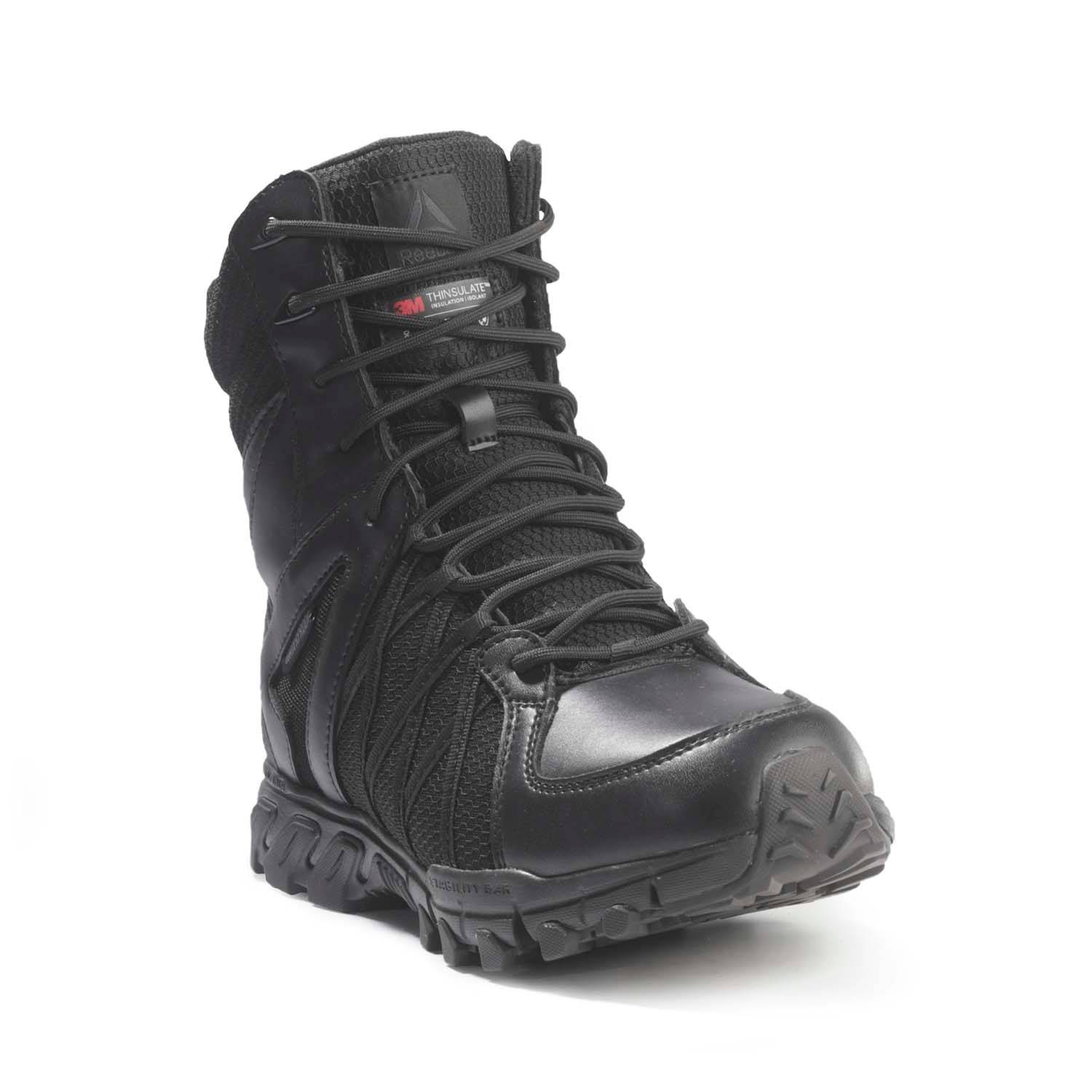 REEBOK TRAILGRIP 8" SIDE ZIP WATERPROOF INSULATED BOOT