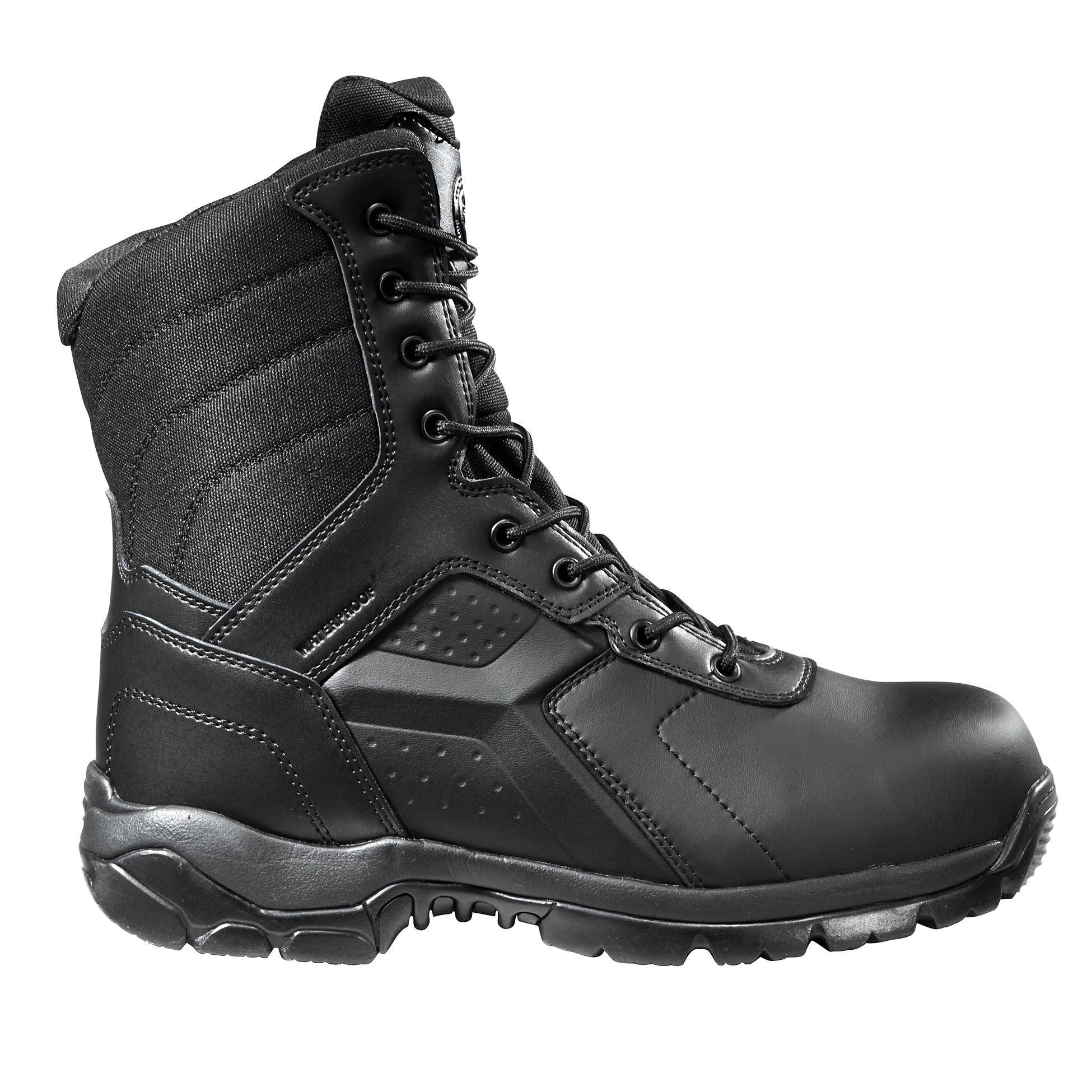 Black Diamond 8" Waterproof Side Zip Tactical Boots
