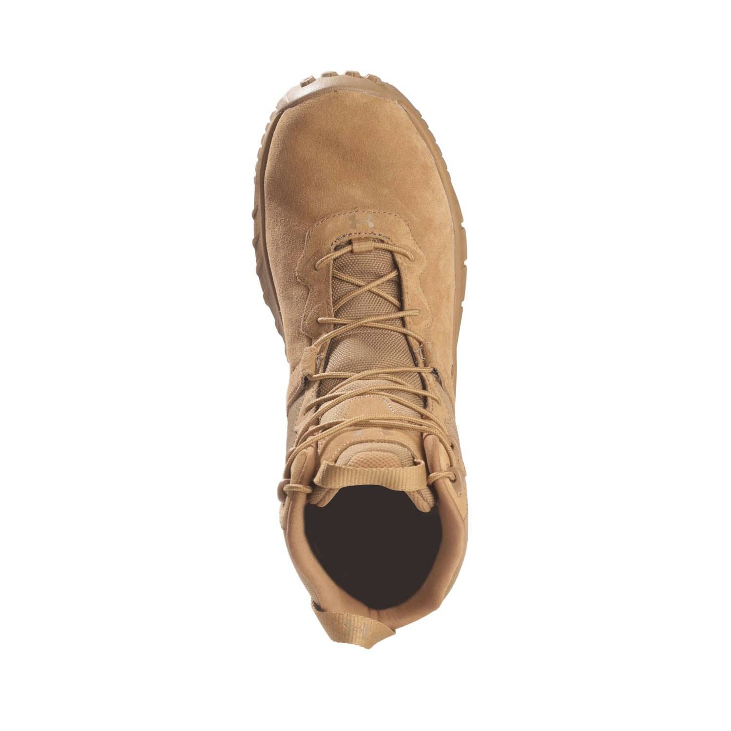 Under Armour Tan Suede boots. Under Armour Micro G Valsetz Coyote Leather Military Boots  main image 4