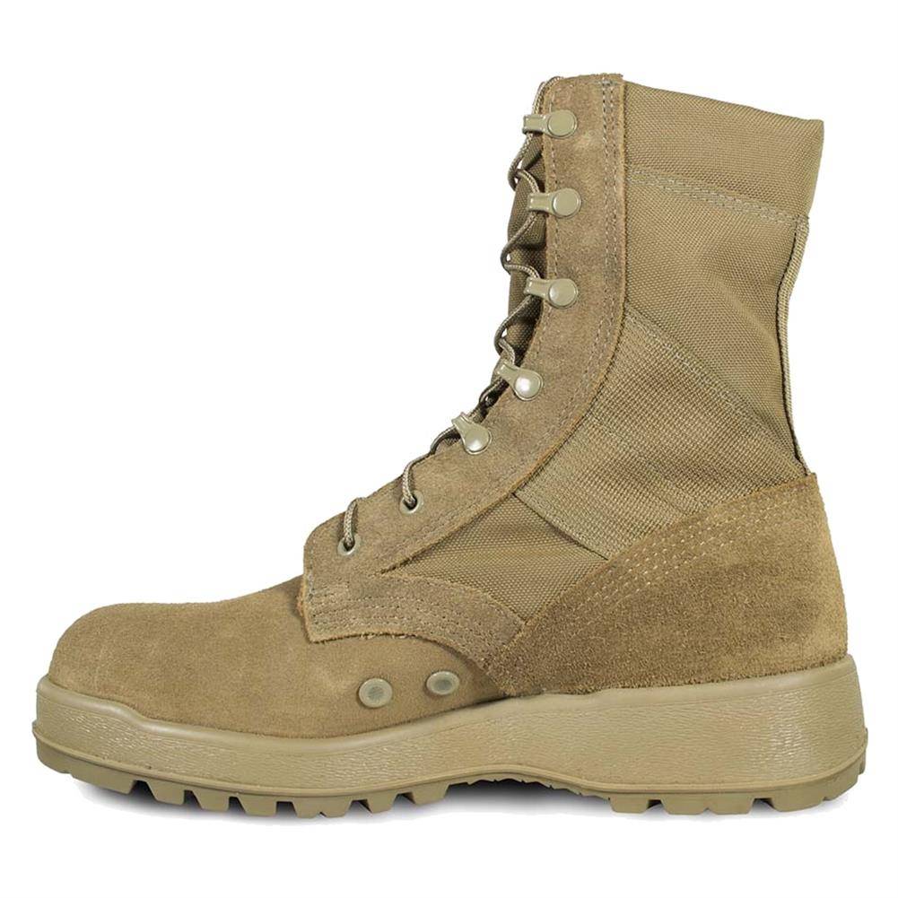 McRae Boots Mens 11.5 Combat Military Hot Weather Tactical Leather Vibram Brown MCRAE JBII Army Hot Weather Coyote Leather Jungle Boots 8701  main image 4