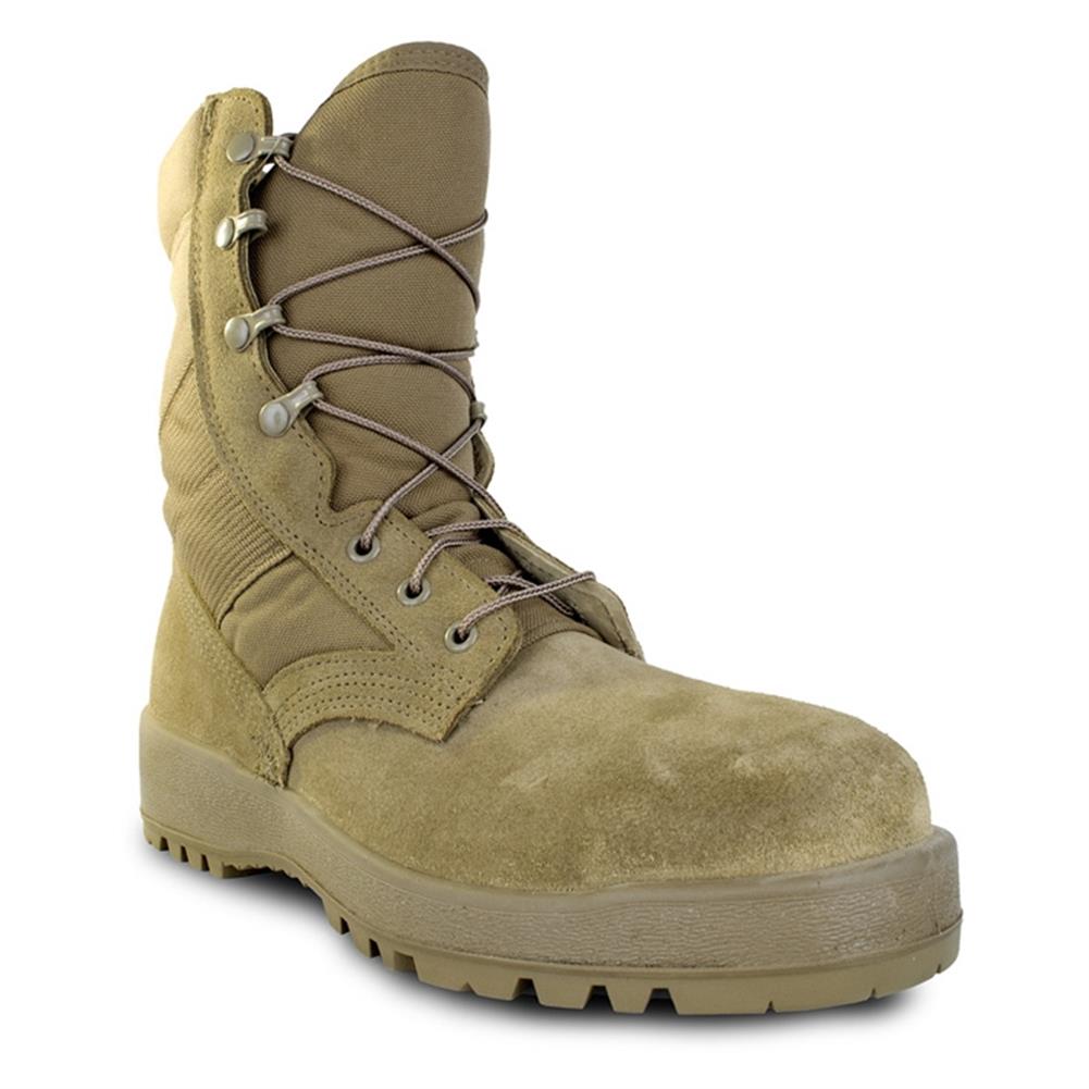 MCRAE 8" MIL-SPEC HOT WEATHER STEEL TOE BOOTS
