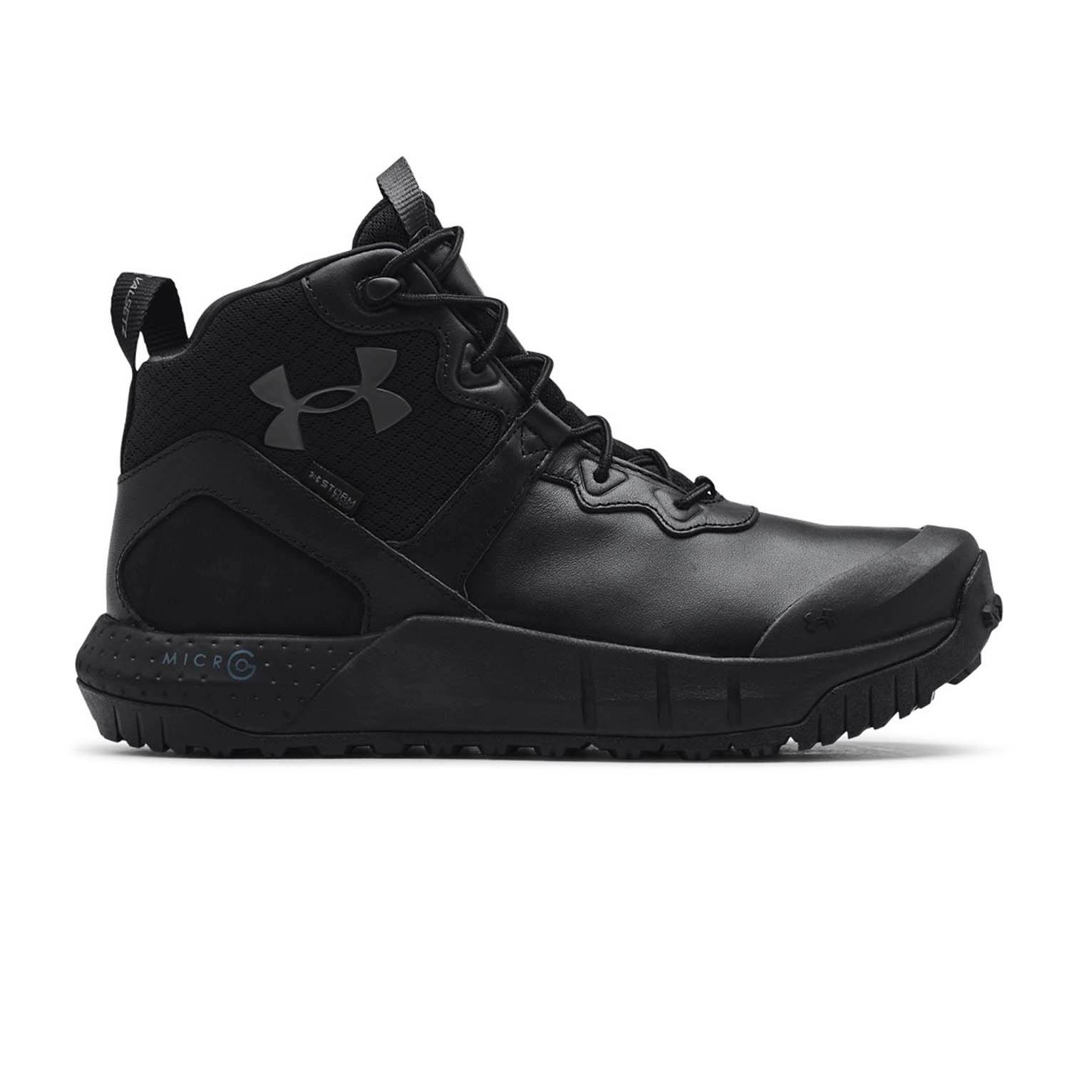 UNDER ARMOUR MICRO G VALSETZ MID LEATHER WATERPROOF TAC BOOT
