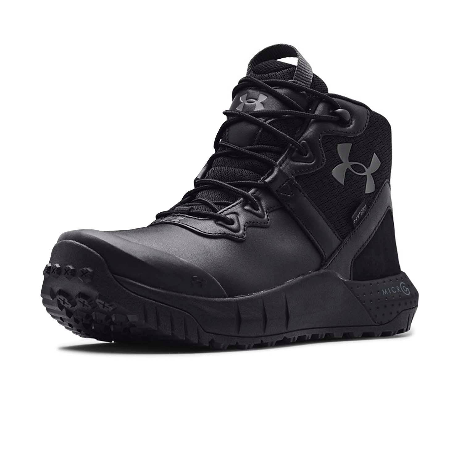 UA Women's Micro G Valsetz Mid Leather WP Tactical Boots