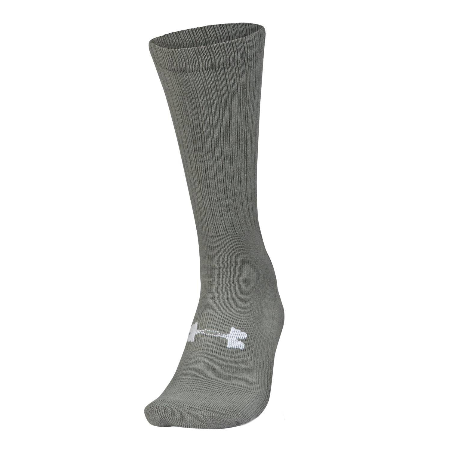 UNDER ARMOUR TACTICAL BOOT SOCKS IN FOREST GREEN