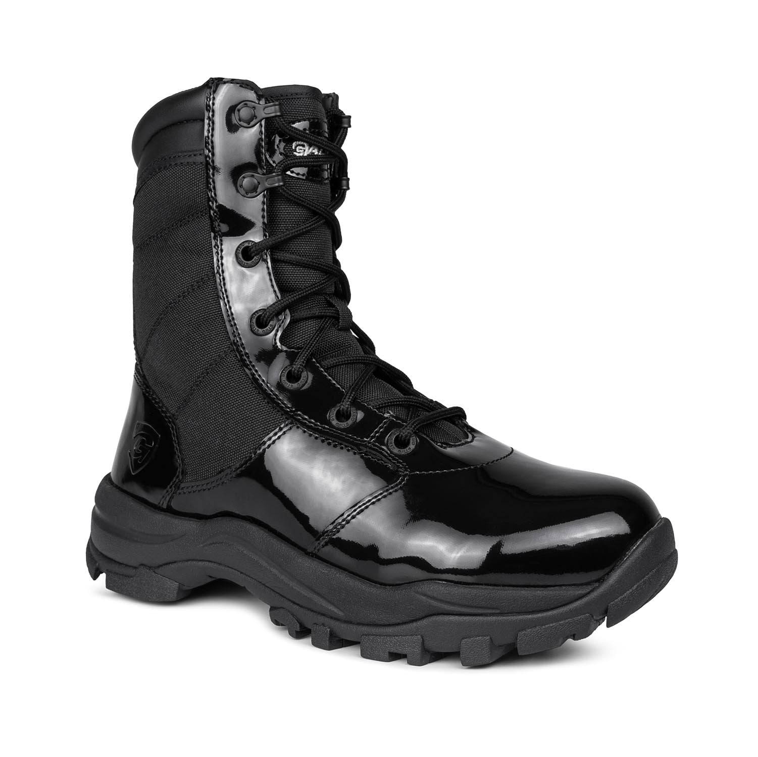 MAK Protector 8 Leather Combat Boots – Men's Military Tactical Army Police Work Boots
