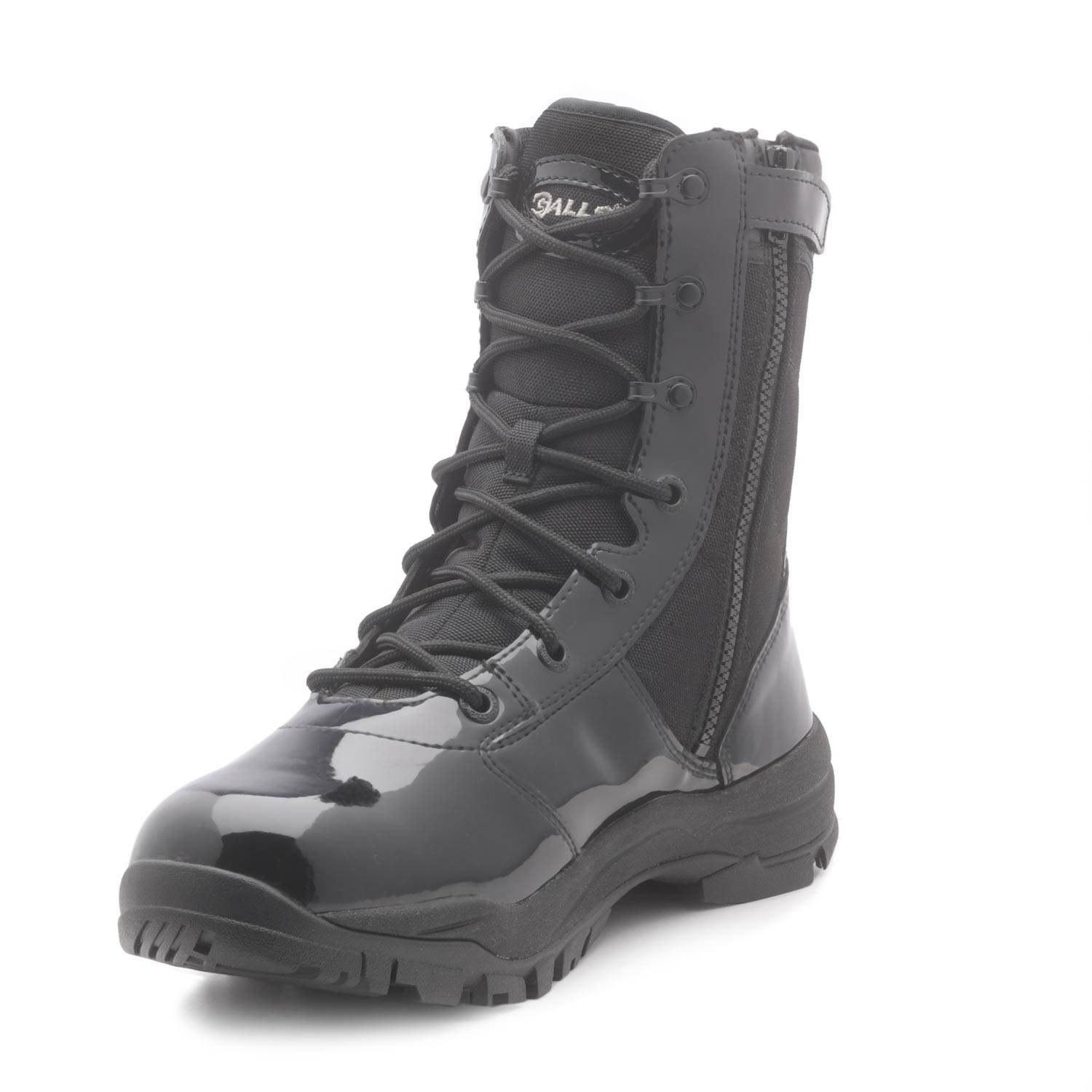 Galls Men's 8" High Gloss Side Zip Boots Galls Boots