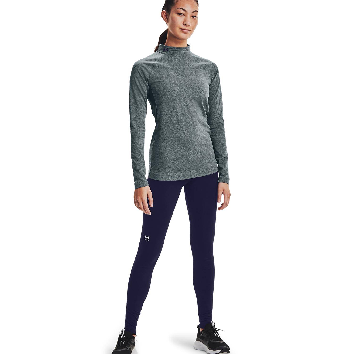 Sport leggings for Women Under Armour HG Authentics 8in Black