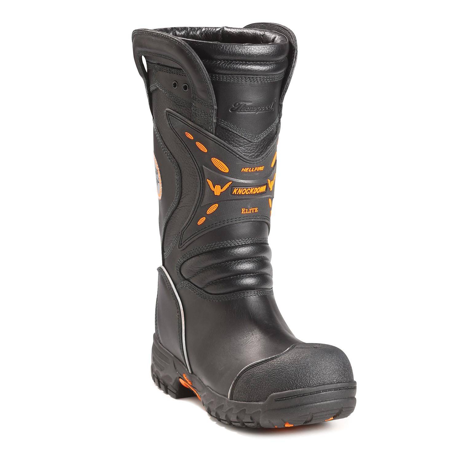 LION by Thorogood Women's Knockdown Elite Leather Fire Boots