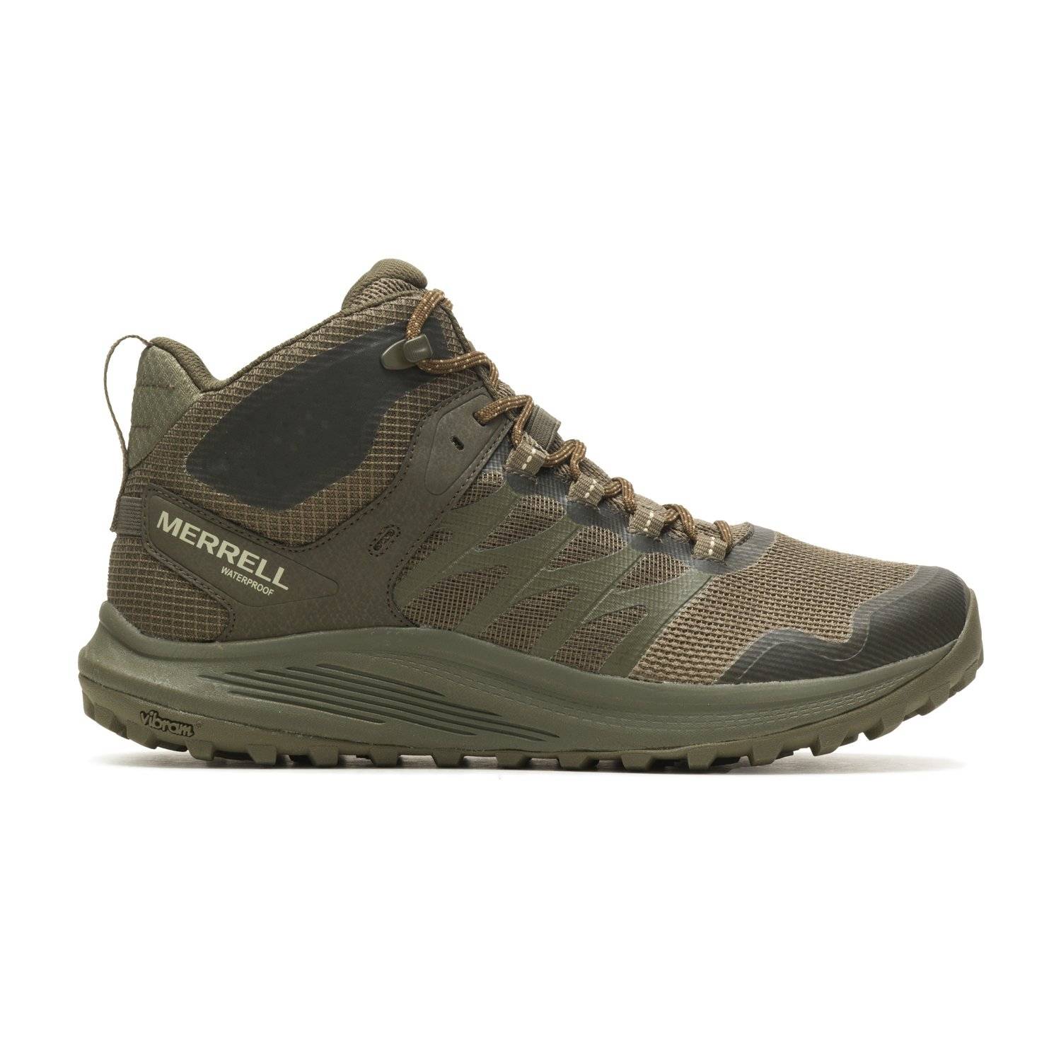 MERRELL MEN'S NOVA 3 TACTICAL MID WATERPROOF BOOTS - OLIVE