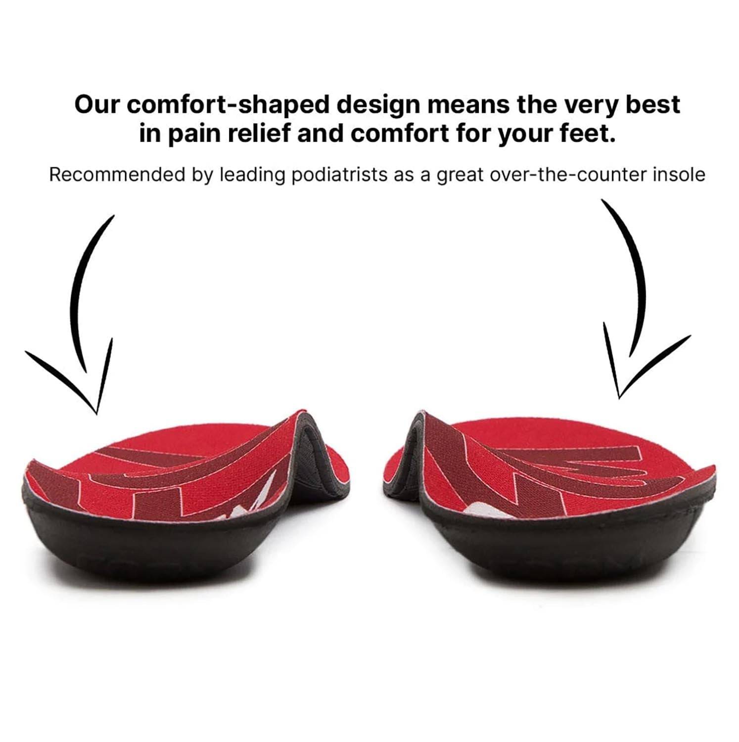 Form Unisex Maximum Support Medium Cushion Insoles- Grey main image 1
