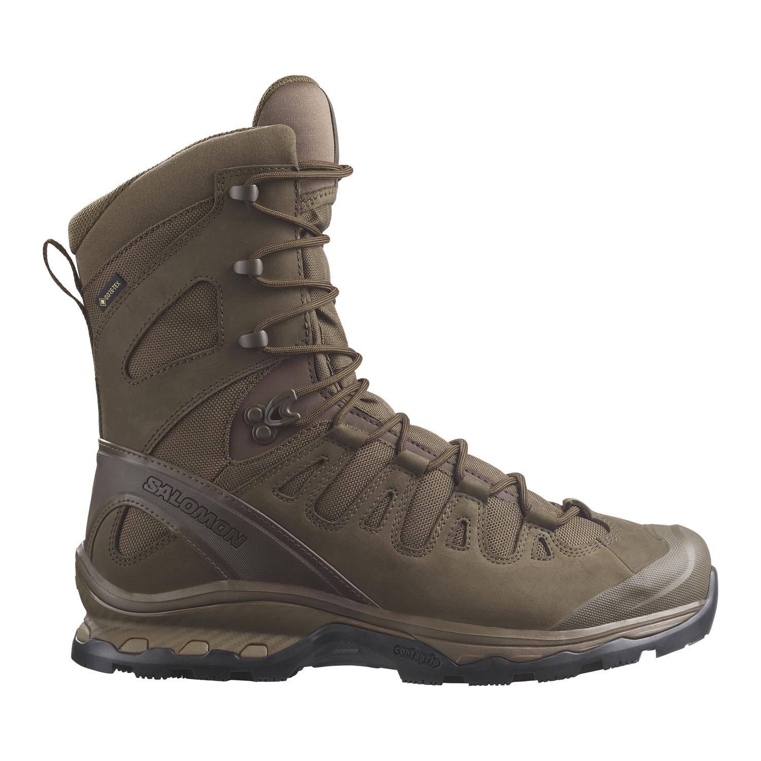 SALOMON QUEST 4D FORCES 2 HIGH GTX BOOTS IN EARTH BROWN
