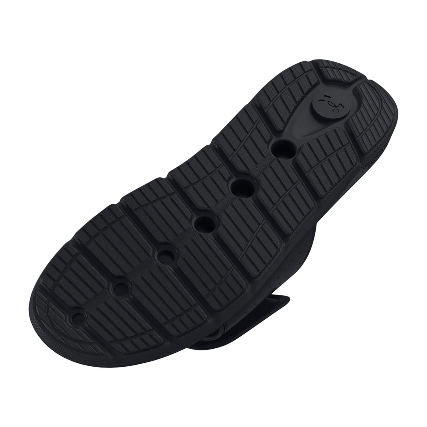 Men\'s Black Solid Ignite Pro Slide Comfort Soft Rubber Slip On Flat Sandal Shoes Under Armour Men main image 2