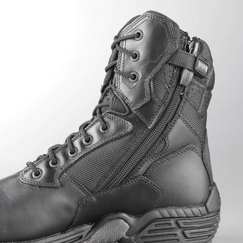 Magnum Mens Stealth Force 8.0 Side Zip Waterproof I-Shield Military and Tactical Boot
