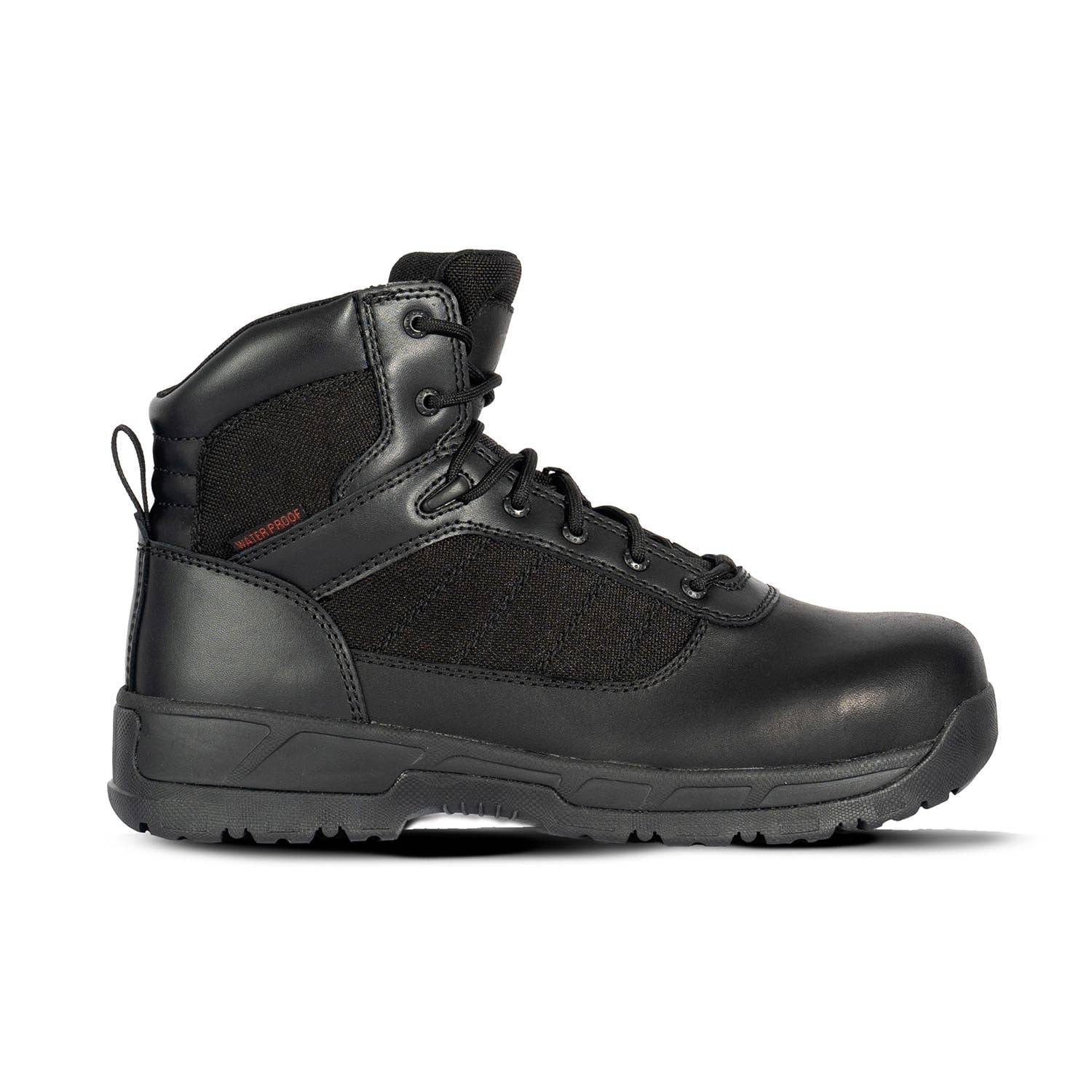 Rothco Black Tactical Boots Rothco Guardian 8 Inch Black Tactical Boot With Side Zipper  main image 2