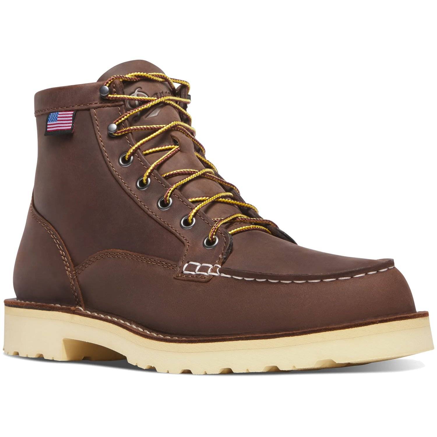 Danner Men's Bull Run 6" Danner Heeled Moc Toe Boots