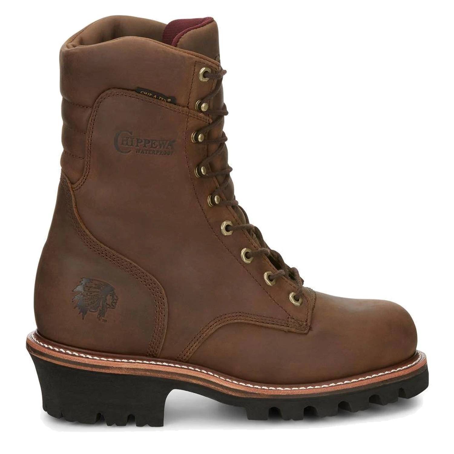 CHIPPEWA MEN'S SUPER DNA 9&QUOT; WATERPROOF STEEL TOE INSULA