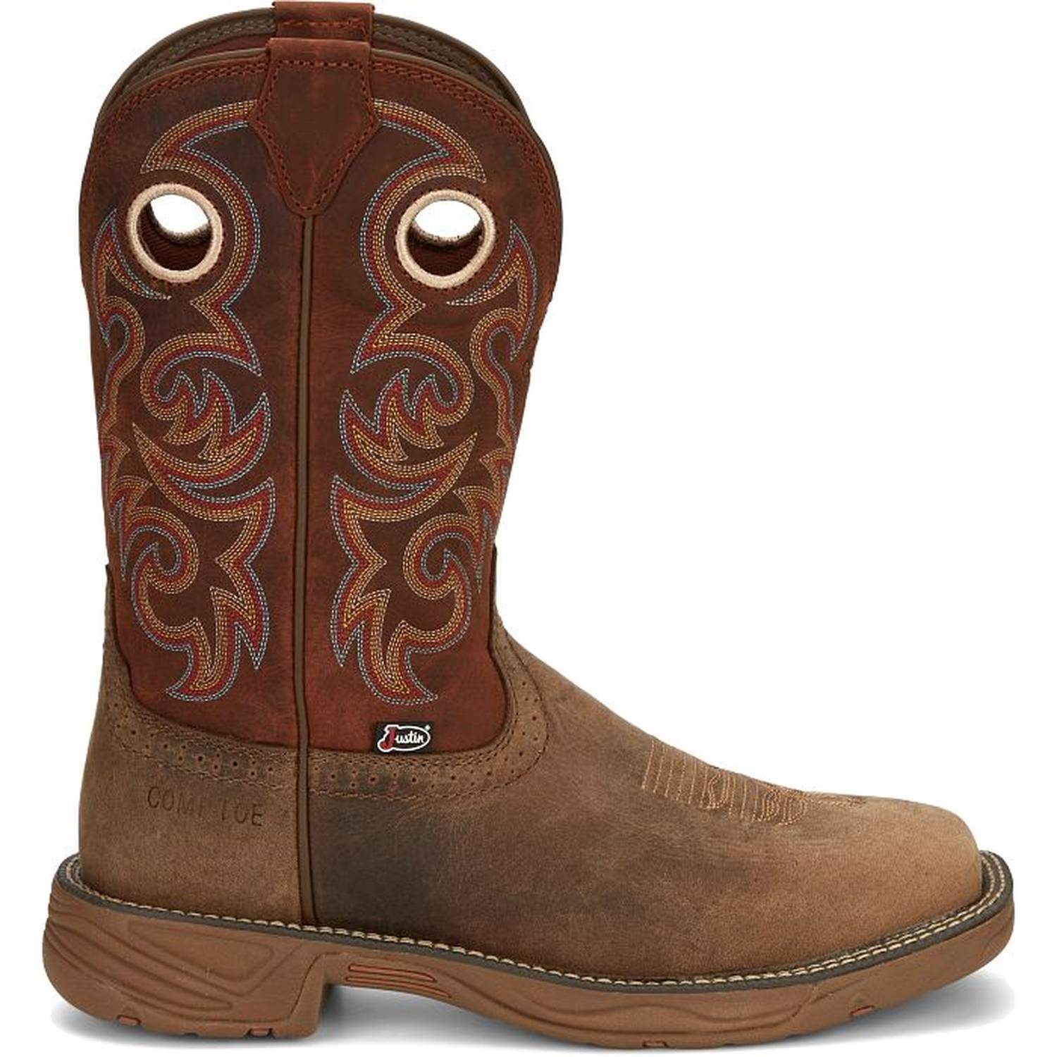 Justin Men's Rush 11" Waterproof Comp Toe Boots