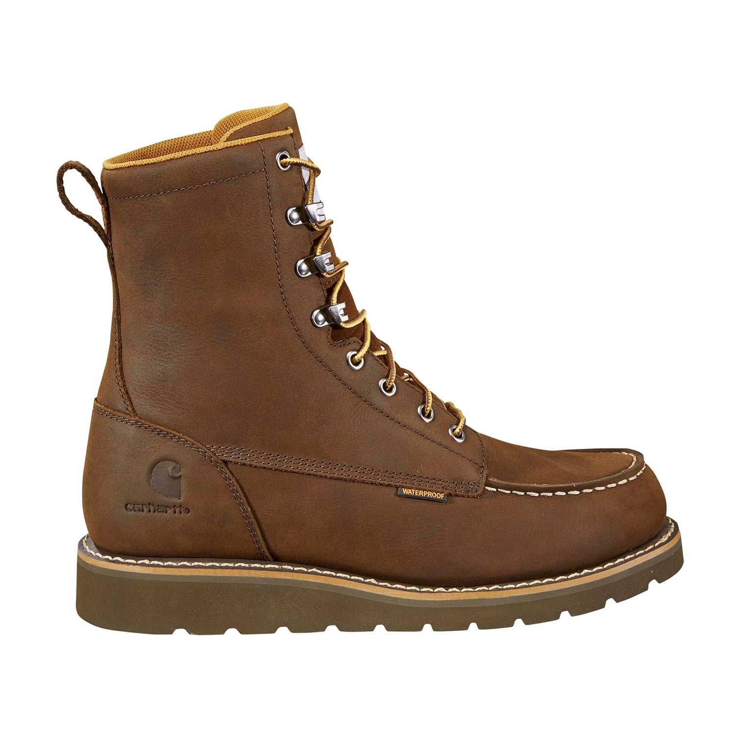 CARHARTT MEN'S MOC WEDGE 8" WATERPROOF BOOTS