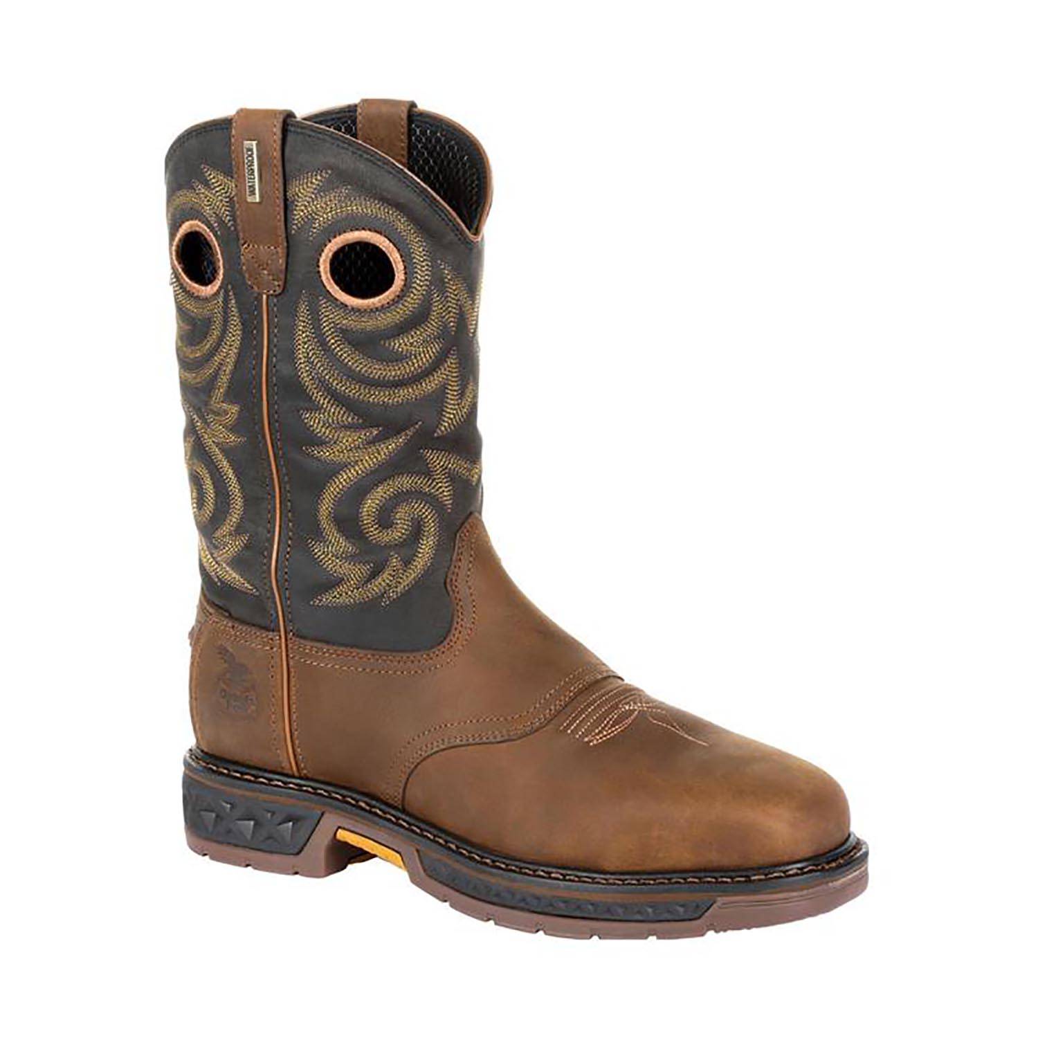 GEORGIA BOOT MEN'S 11" CARBO-TEC LT PULL-ON SQUARE TOE STEEL