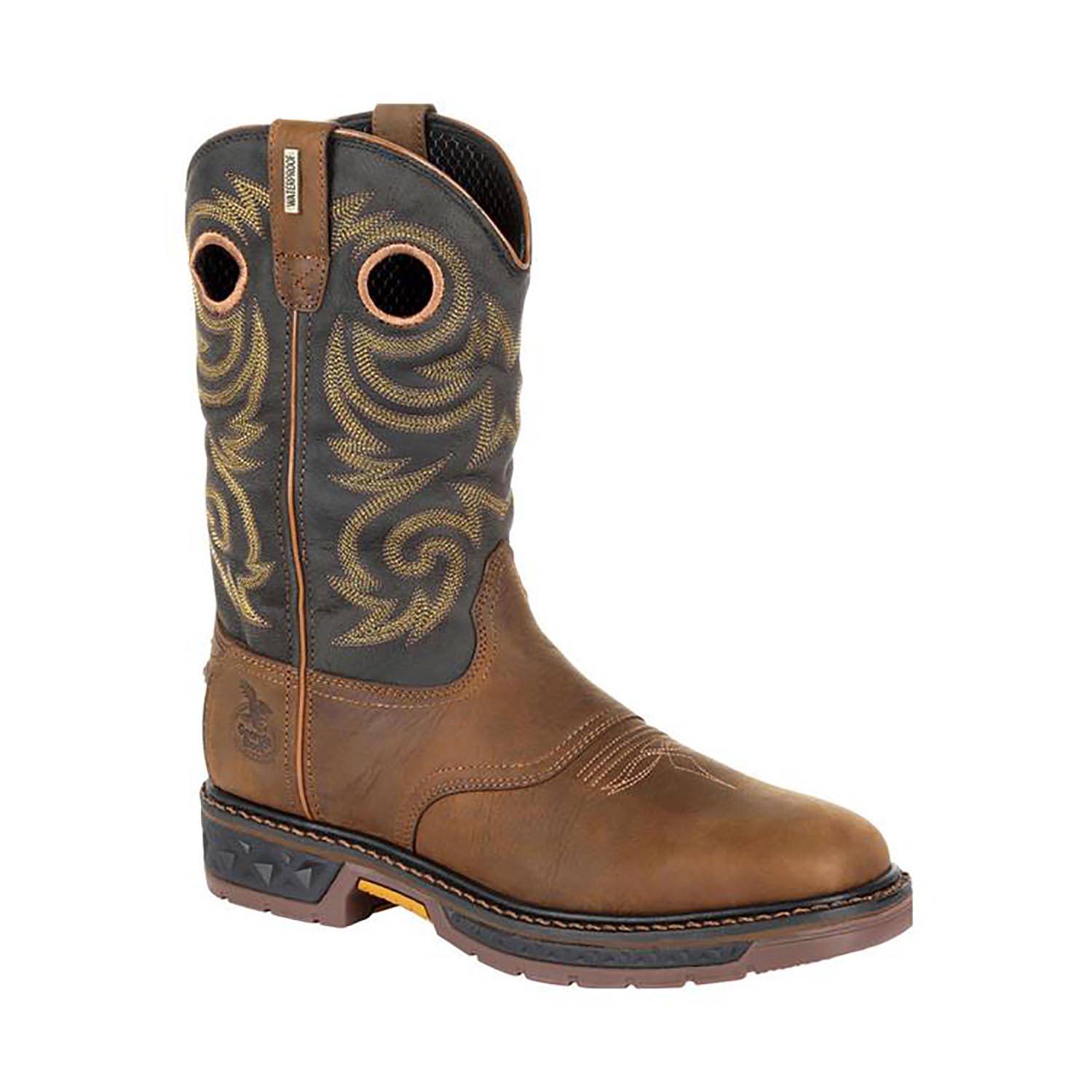 GEORGIA BOOT MEN'S 11" CARBO-TEC LT PULL-ON SQUARE TOE WATER