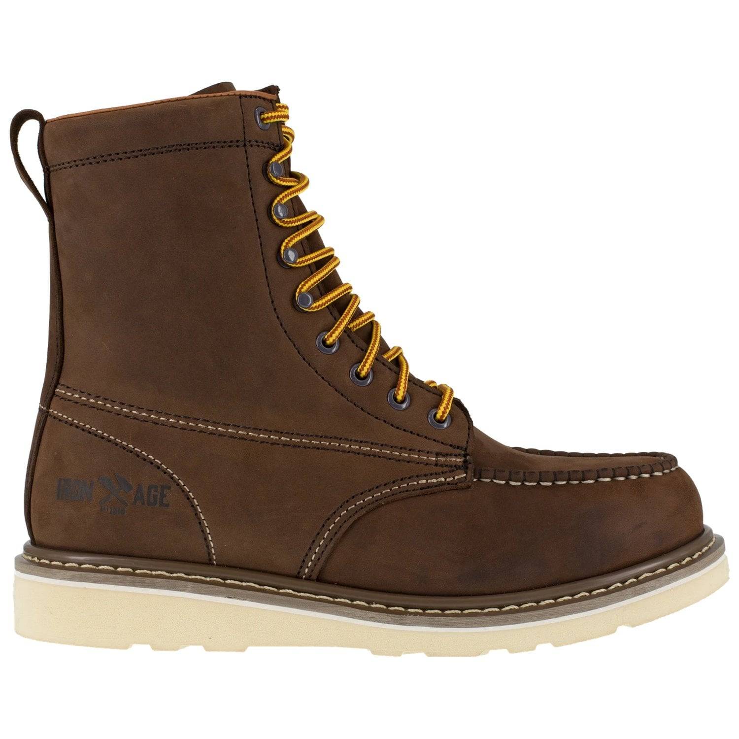 Iron Age Men's Reinforcer 8" Steel Toe Wedge Work Boots