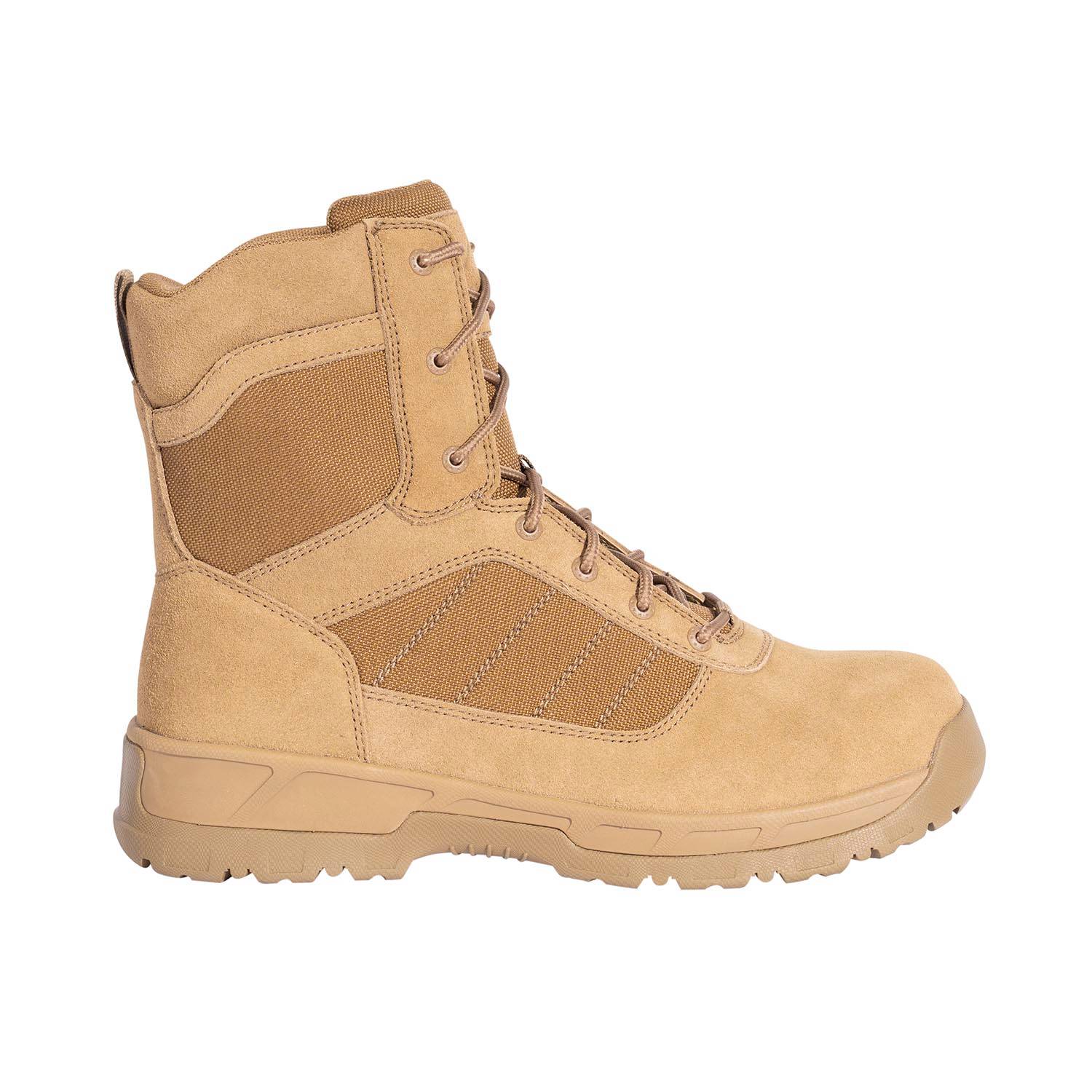 ROTHCO GUARDIAN 8" AR 670-1 COYOTE TACTICAL BOOTS