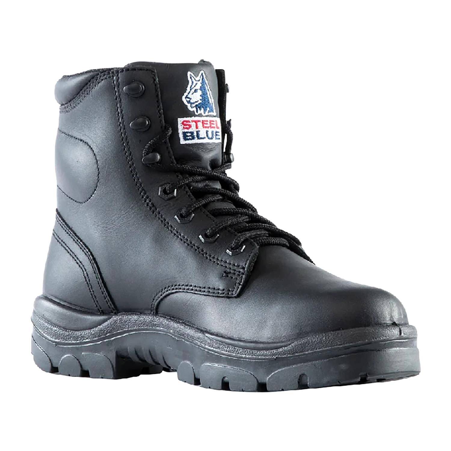 STEEL BLUE MEN'S ARGYLE 6" SOFT TOE BOOTS