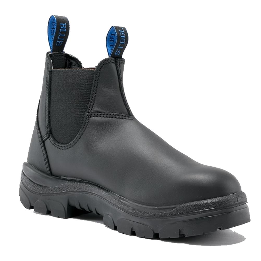 STEEL BLUE 6" HOBART CHELSEA SLIP-ON STEEL TOE BOOTS