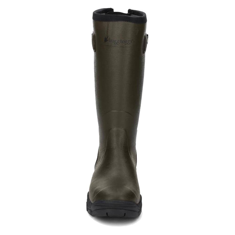Men's Frogg Toggs Grinder Deck Boot – Brown, Waterproof & Slip Resistant (Size 11/12)