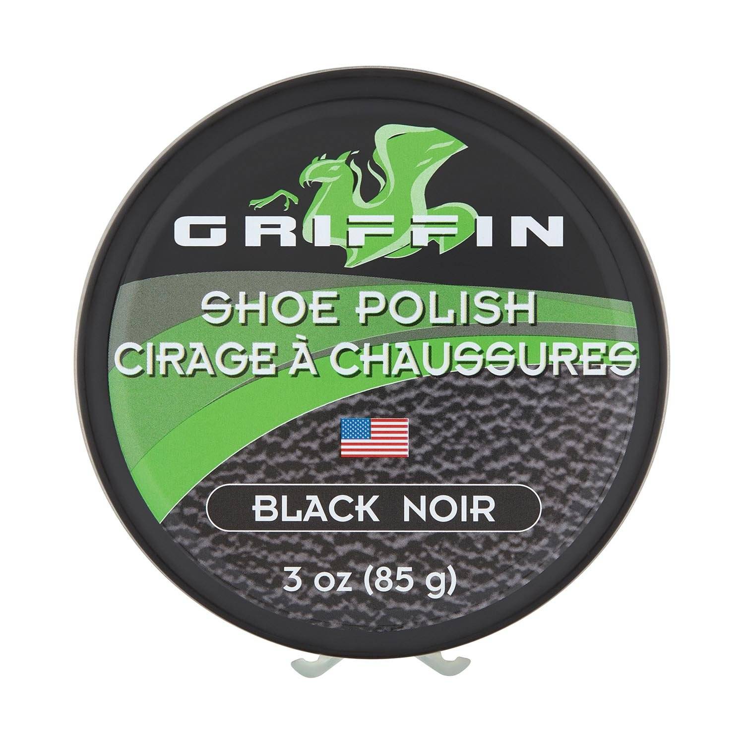 GRIFFIN BLACK SHOE POLISH, 3 OZ