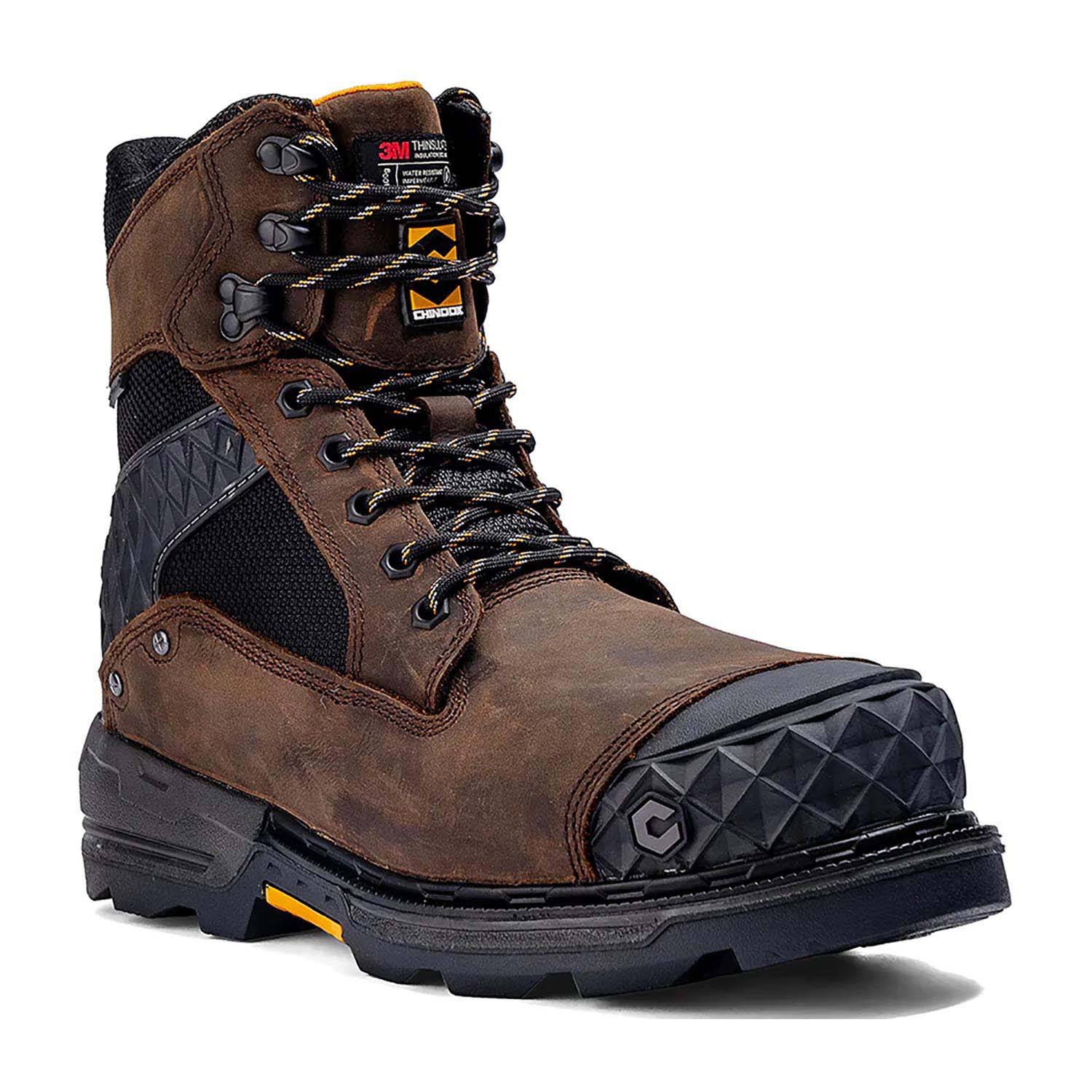 CHINOOK MEN'S PALLET JACK 8" INSULATED WATERPROOF WORK BOOTS