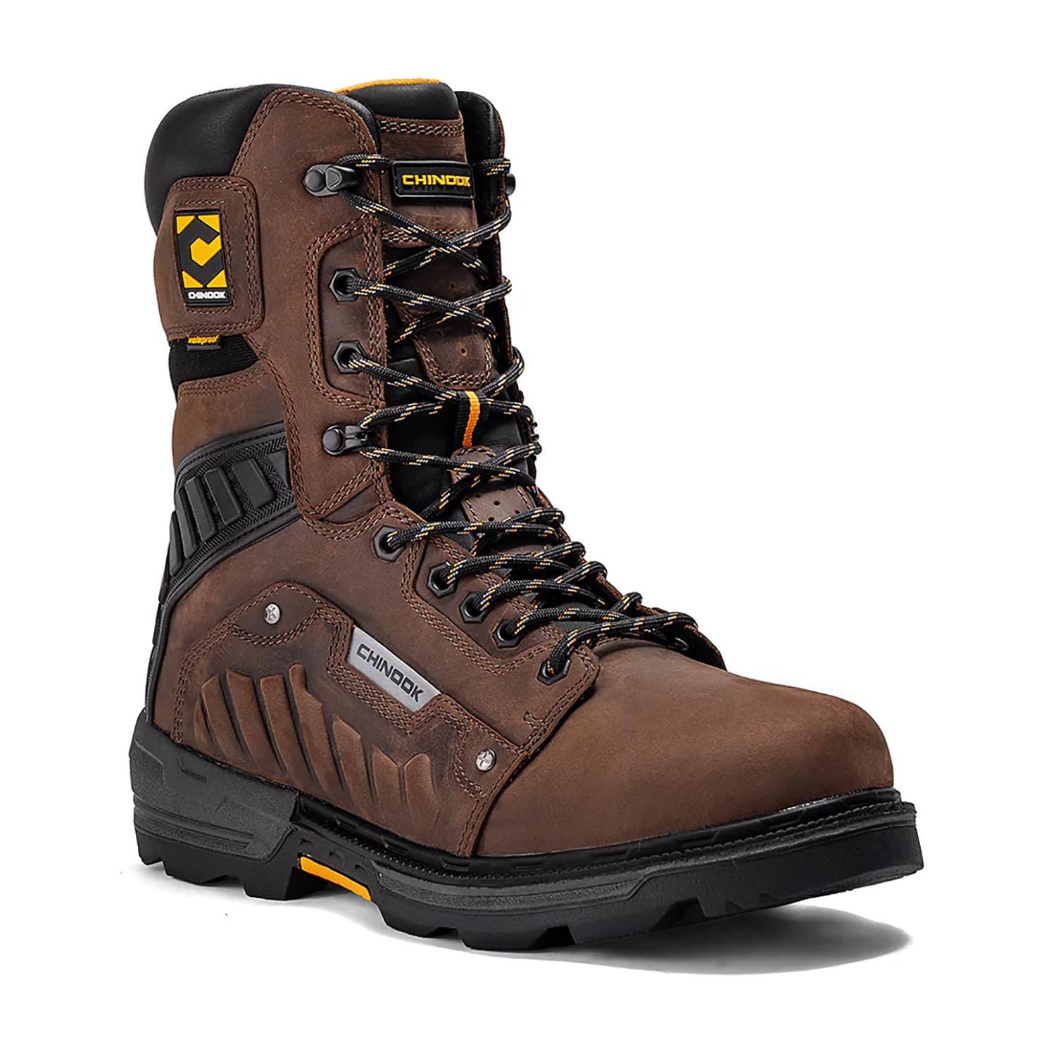 CHINOOK MEN'S SCORPION 9" WATERPROOF WORK BOOTS