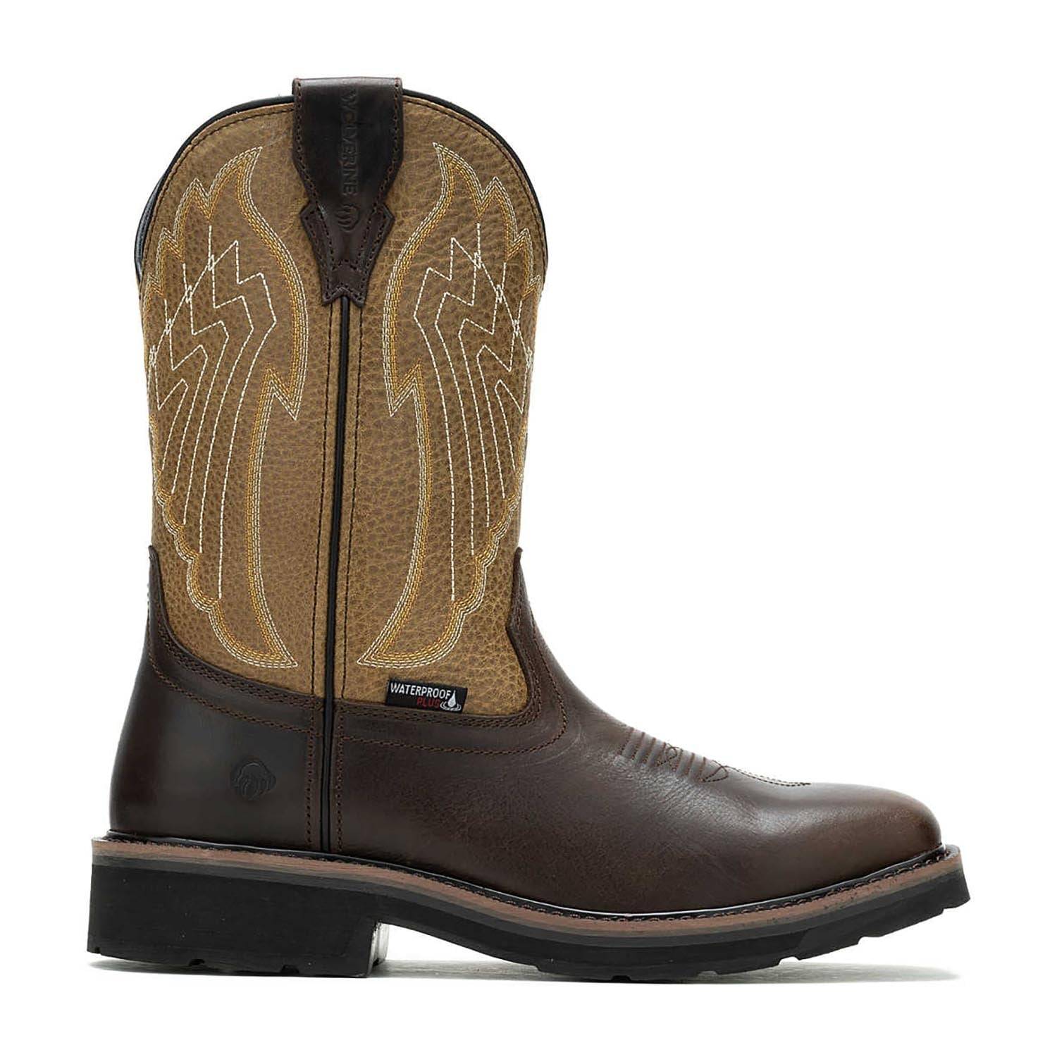 WOLVERINE MEN'S RANCHER EAGLE WP ST 10" BOOTS